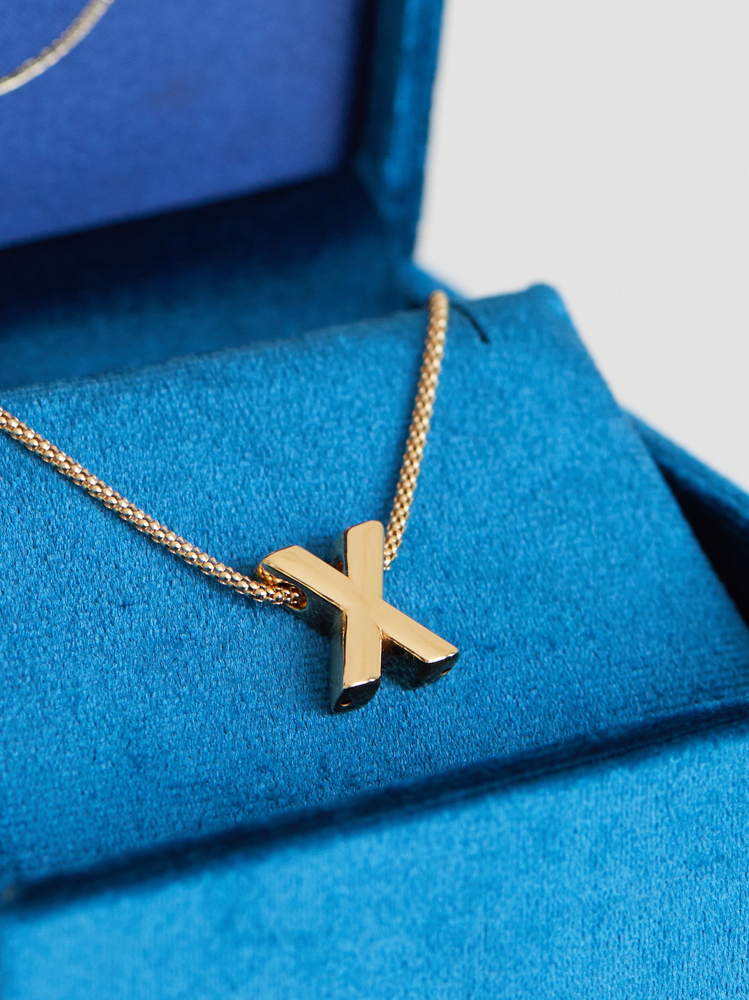 FARO Gold Letter “X” for Necklaces and Bracelets