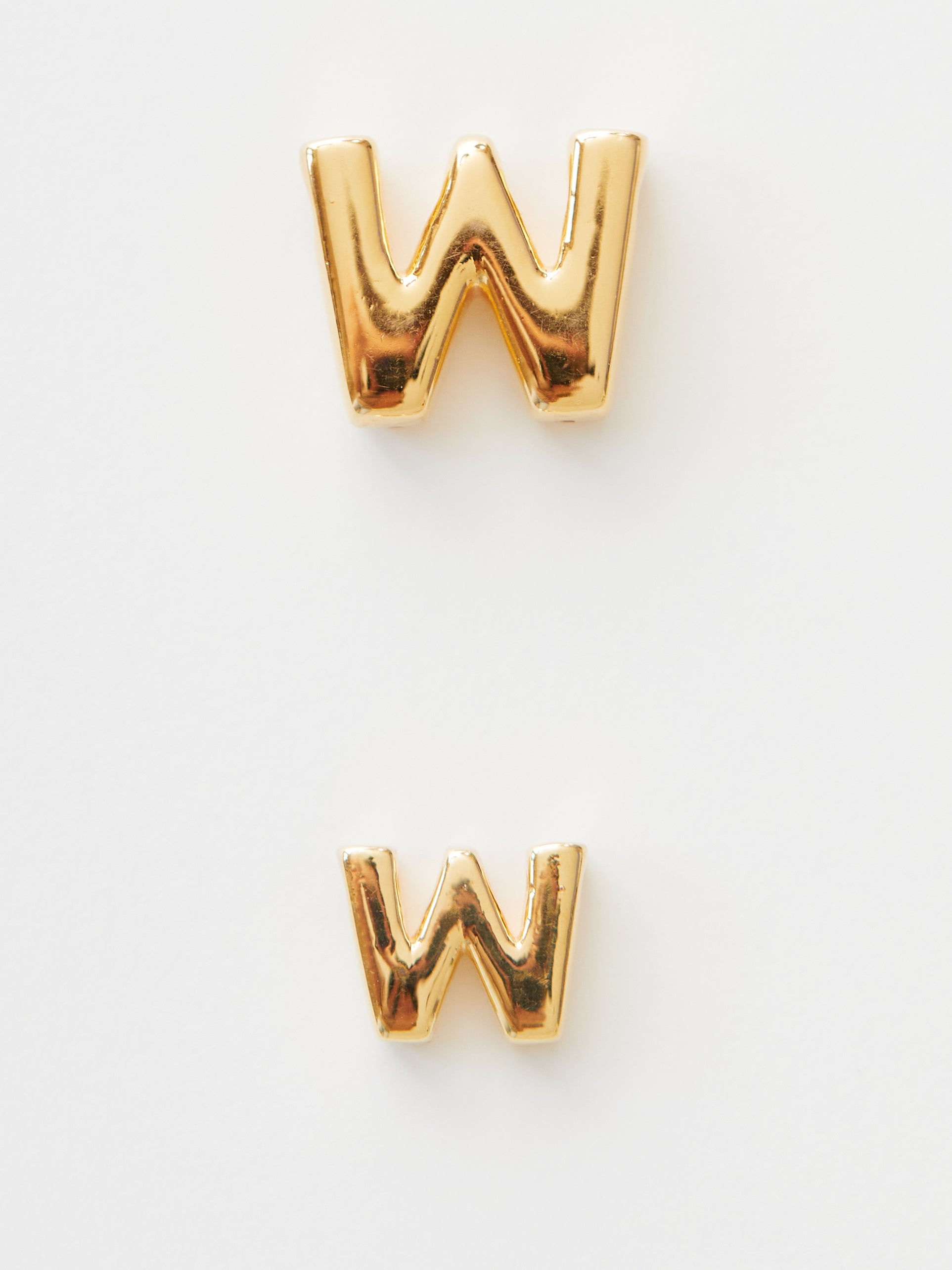 FARO Lettera “W” in Oro per Collane e Bracciali