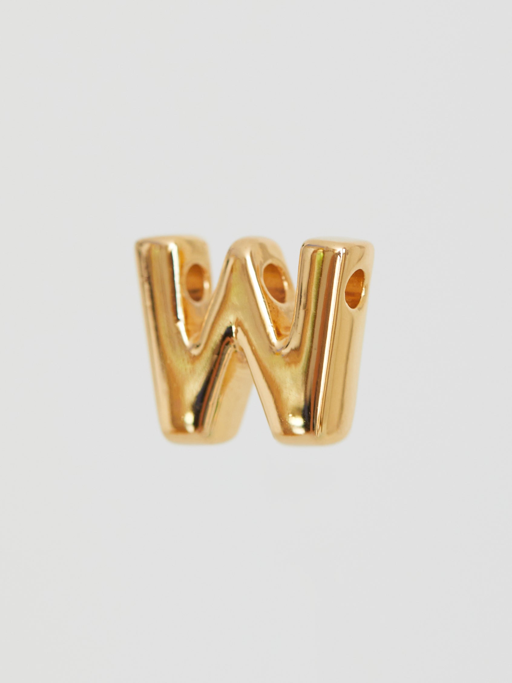 FARO Lettera “W” in Oro per Collane e Bracciali